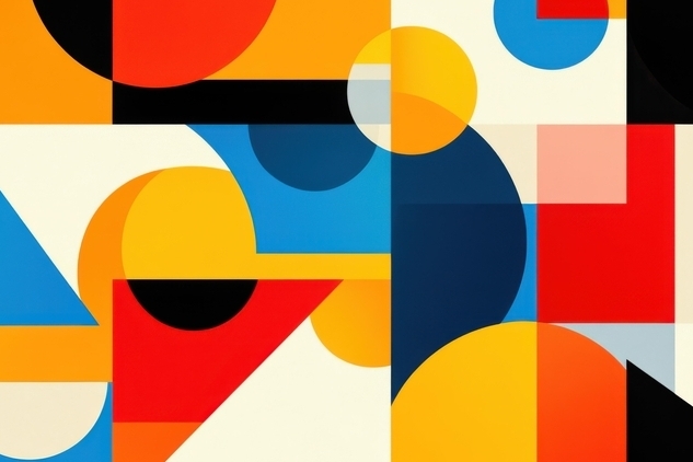 Abstract pattern in multi colours